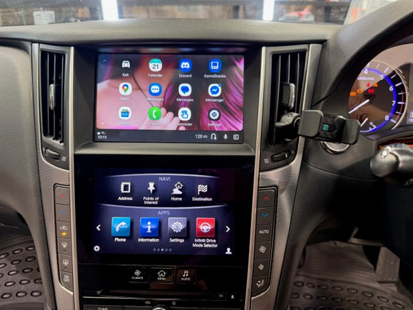 2012-2014 Infinity Q50 Retrofit Apple CarPlay&Android Auto Kit