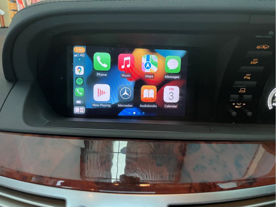 Mercedes Benz S-Class W211 Retrofit Wireless Carplay&Android Auto Modu ...