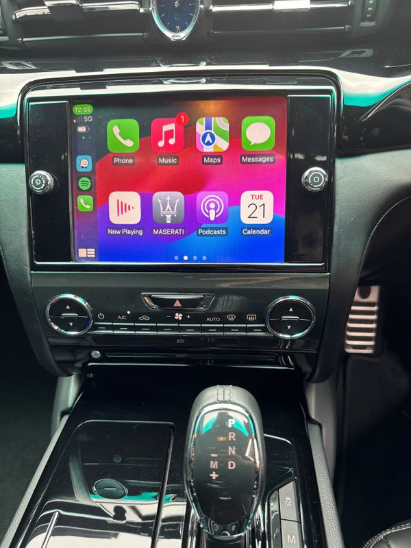 2012-2015 Maserati Quttroporte retrofit apple carplay and android auto