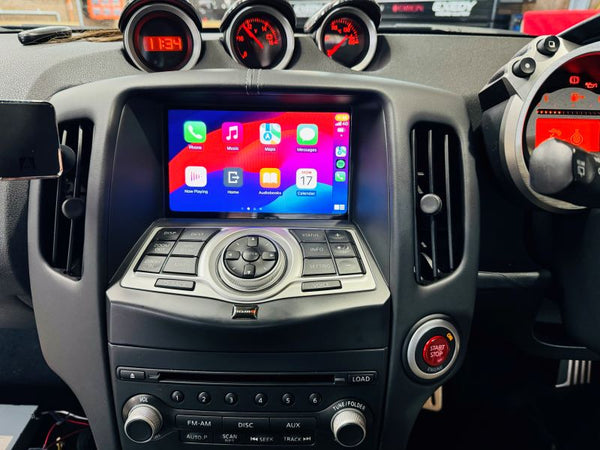 2009-2021 Nissan 370Z without factory touch screen retrofit apple carplay&Android atuo