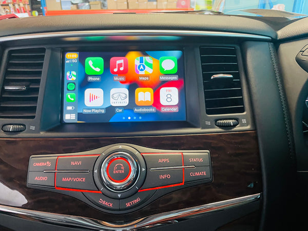 2019-2023 Nissan Patrol retrofit apple carplay and android auto module