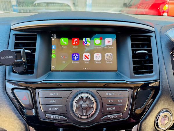 2014-2017 Nissan Pathfinder ST Replacement screen with Apple CarPlay kit