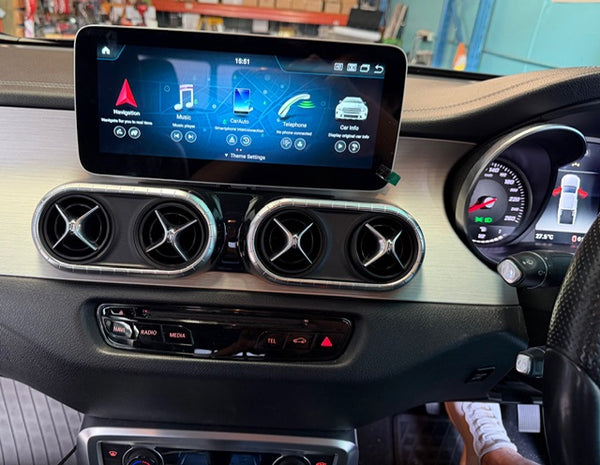 2015-2021 Mercedes Benz X-class 10.25" Android screen with built in wireless Apple CarPlay&Android Auto